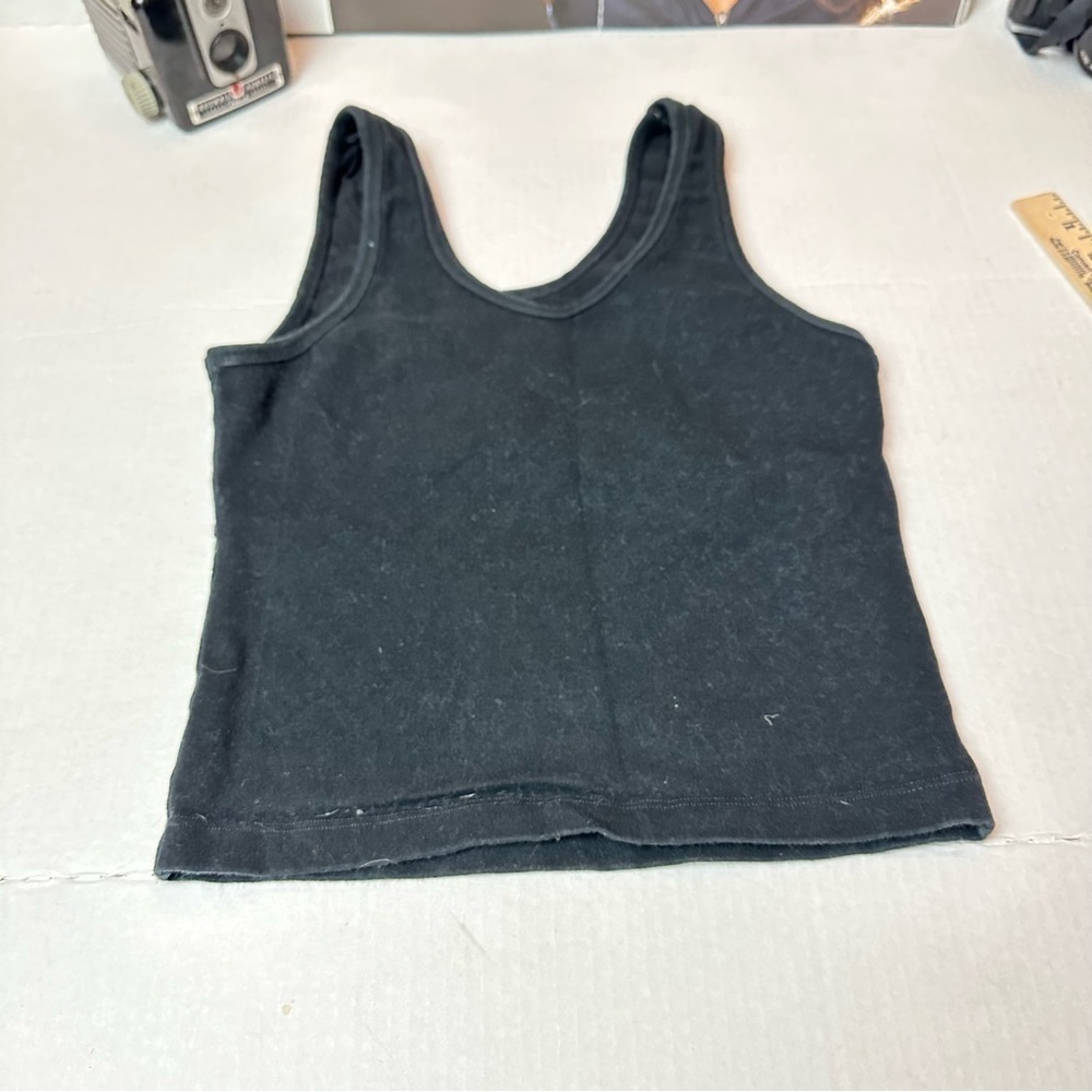 Y2K Carushka Bodywear Tank | Minimalist Balletcore Contrast Camisole - Picture 5 of 8
